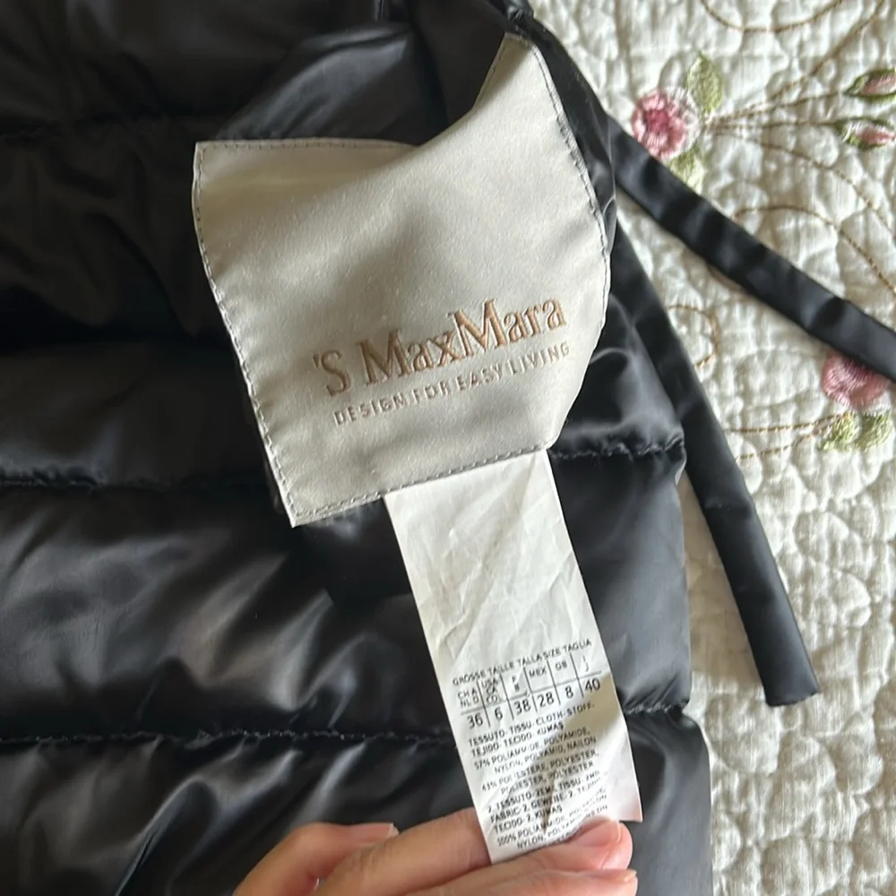 Max mara the cube long coat double sided (black) - Picture 6 of 16